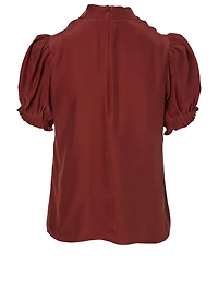 Silk Short-Sleeve Top