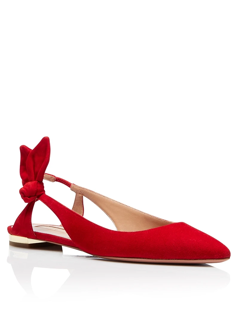 Drew Suede Slingback Flats