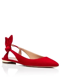 Drew Suede Slingback Flats