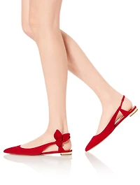 Drew Suede Slingback Flats