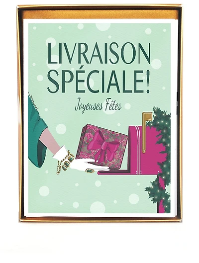 Pretty Postage Box Of Notecards - French