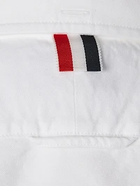 Cotton Oxford Shirt With Elbow Patch