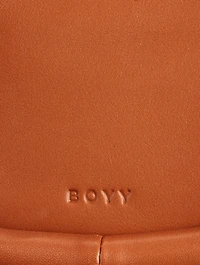 Wonton Charm Leather Crossbody Bag