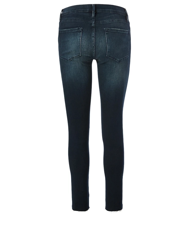 Le Skinny de Jeanne Jeans With Raw Edge