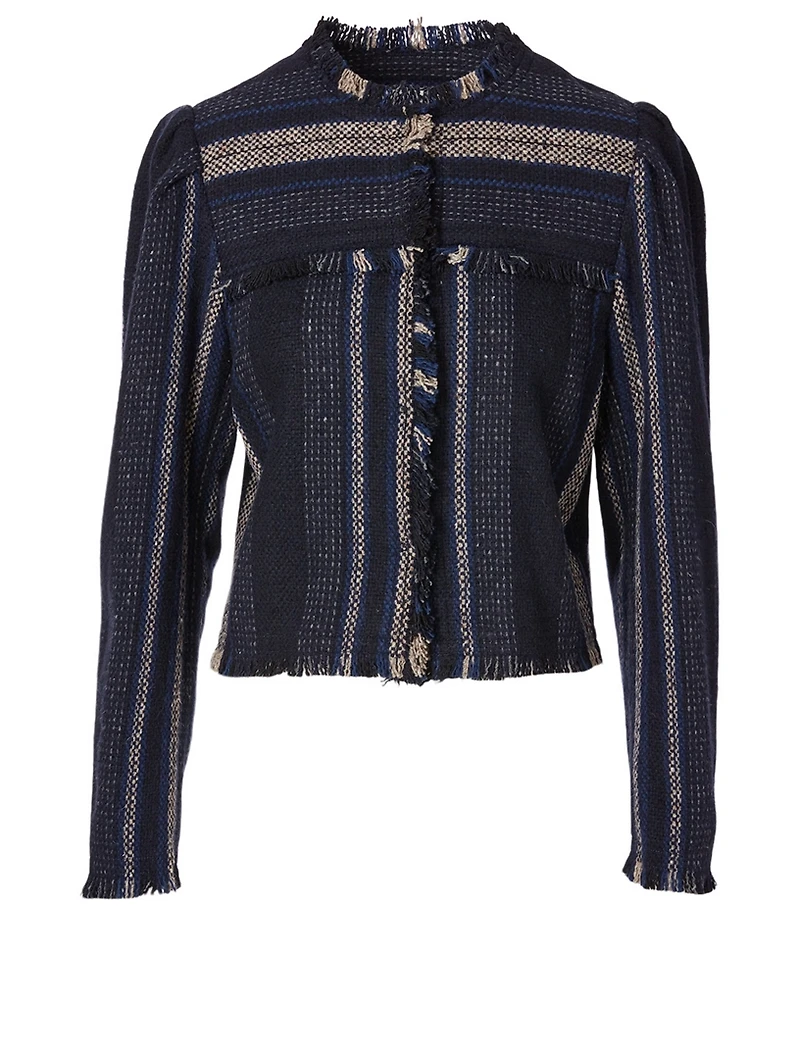 Jizaya Frayed Jacket