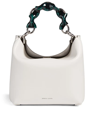 Ela Leather Chain Bucket Bag