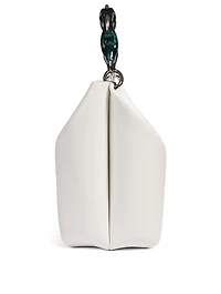 Ela Leather Chain Bucket Bag
