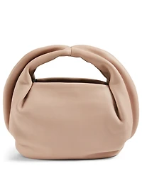 Mini Lola Crescent Leather Bag