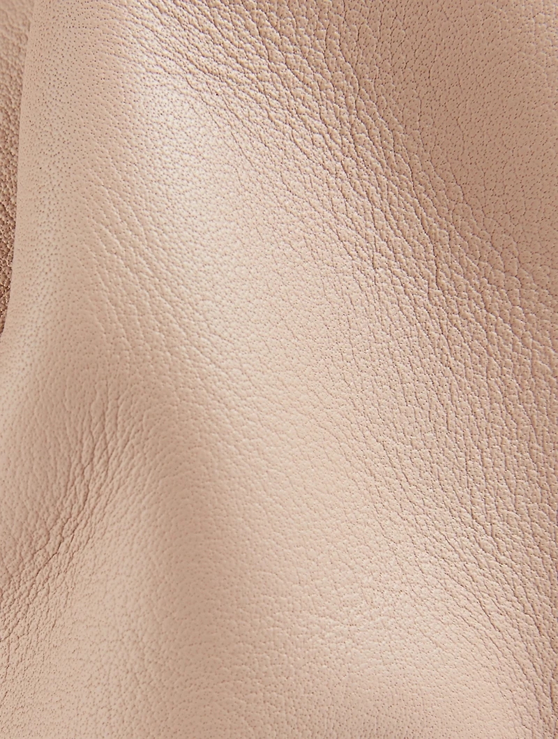 Mini Lola Crescent Leather Bag
