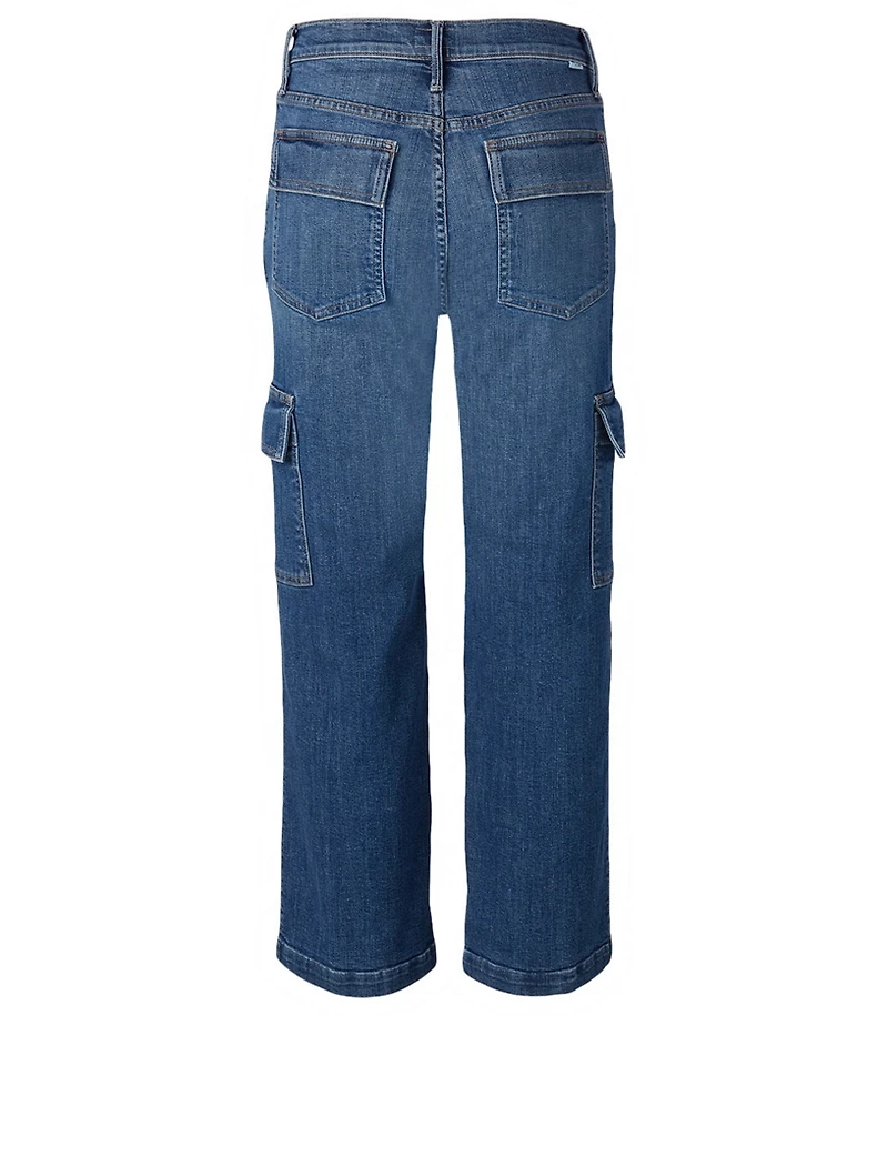 The Rambler High-Waisted Cargo Ankle Jeans