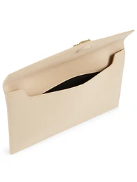 Medium Uptown YSL Monogram Leather Envelope Clutch Bag