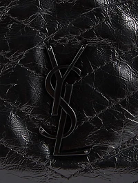 Large Niki Leather Shopping Tote Bag