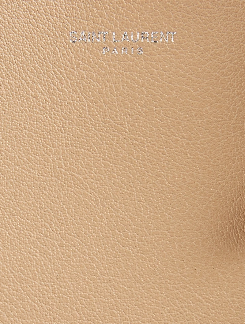 E/W Shopping Leather Tote Bag