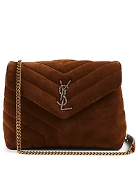 Small Loulou YSL Monogram Leather Chain Bag