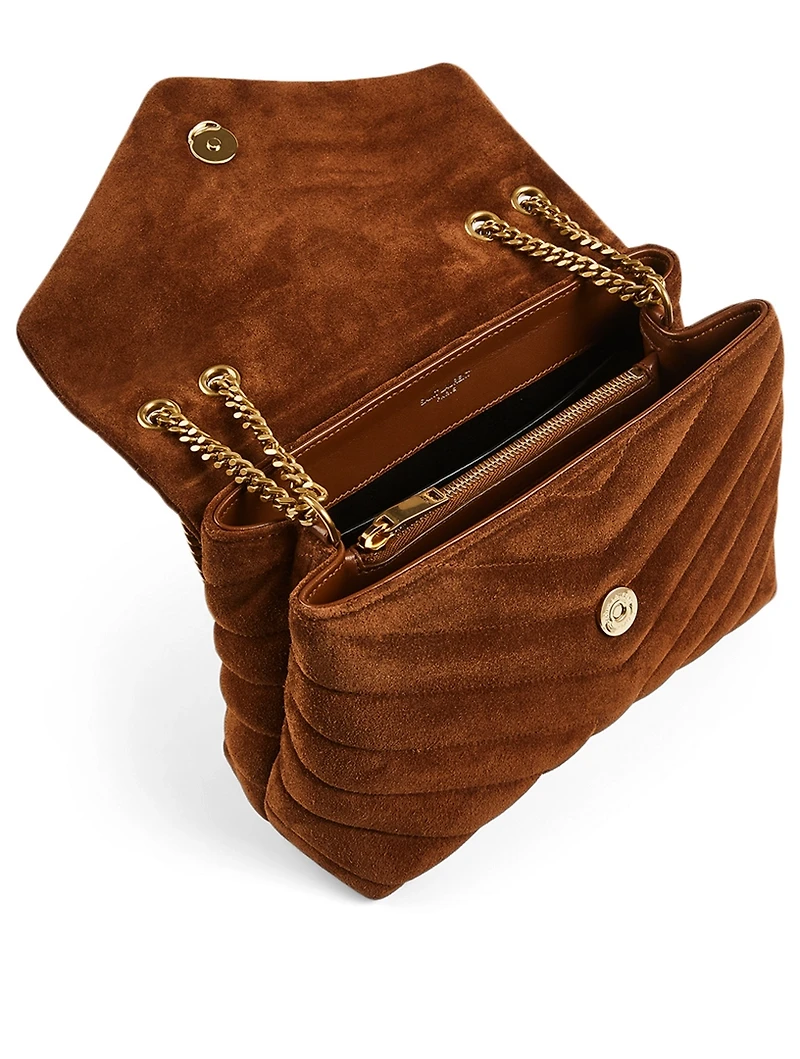 Small Loulou YSL Monogram Leather Chain Bag