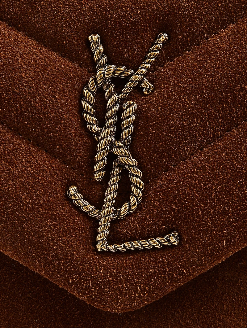Small Loulou YSL Monogram Leather Chain Bag