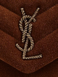 Small Loulou YSL Monogram Leather Chain Bag