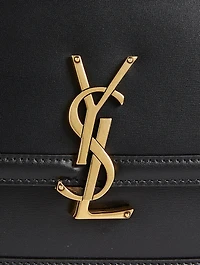 Medium Solferino YSL Monogram Leather Bag