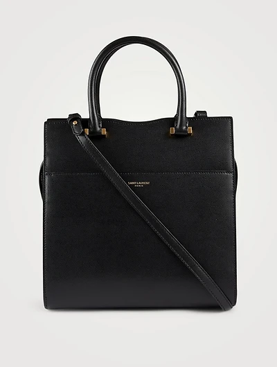 Uptown Leather Satchel Bag