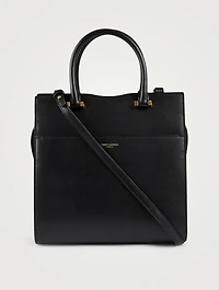 Small Uptown Leather Satchel Bag