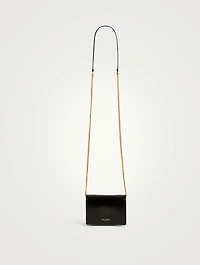 YSL Monogram Leather Card Holder Chain Bag