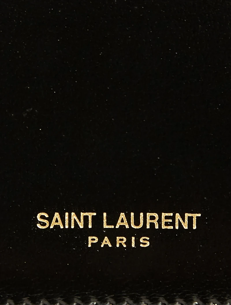 YSL Monogram Leather Card Holder Chain Bag