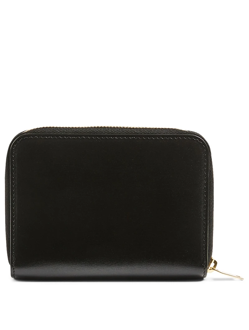 Tiny YSL Monogram Leather Compact Wallet