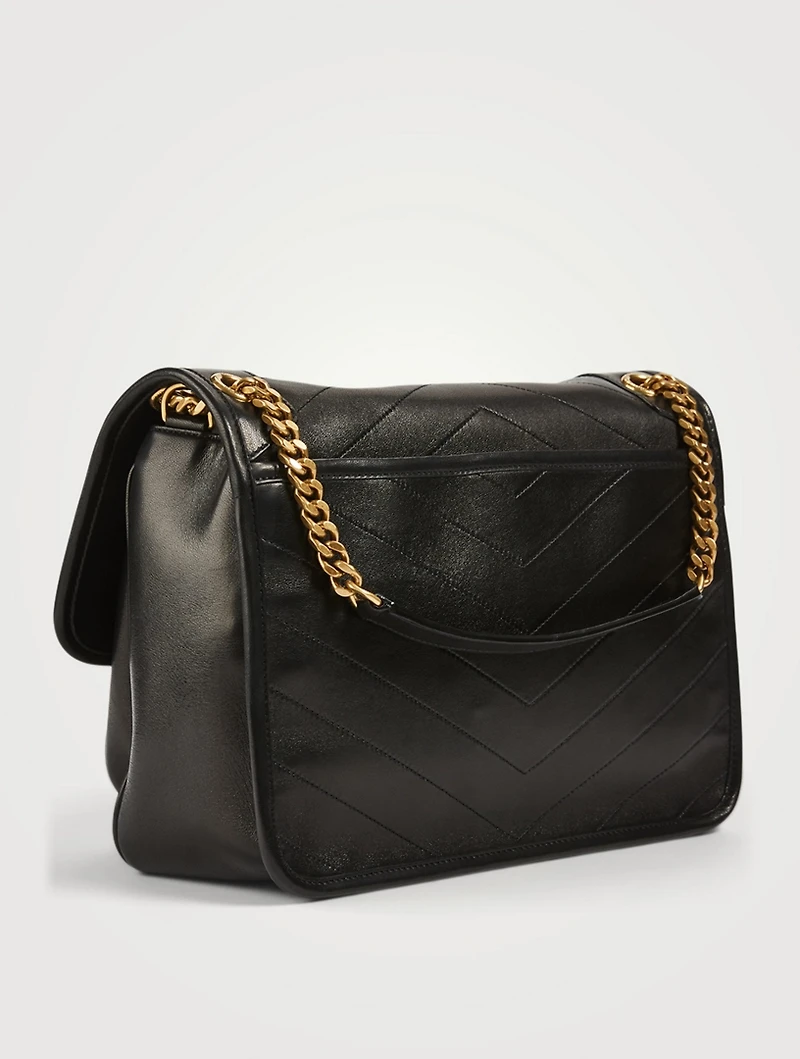 Medium Niki YSL Monogram Leather Satchel Bag
