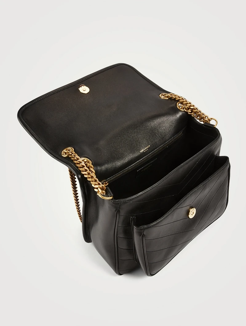 Medium Niki YSL Monogram Leather Satchel Bag