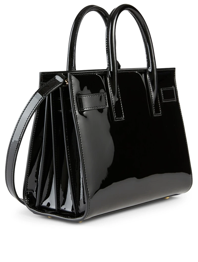 Nano Patent Leather Sac De Jour Bag