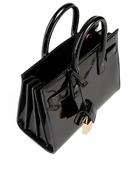 Nano Patent Leather Sac De Jour Bag
