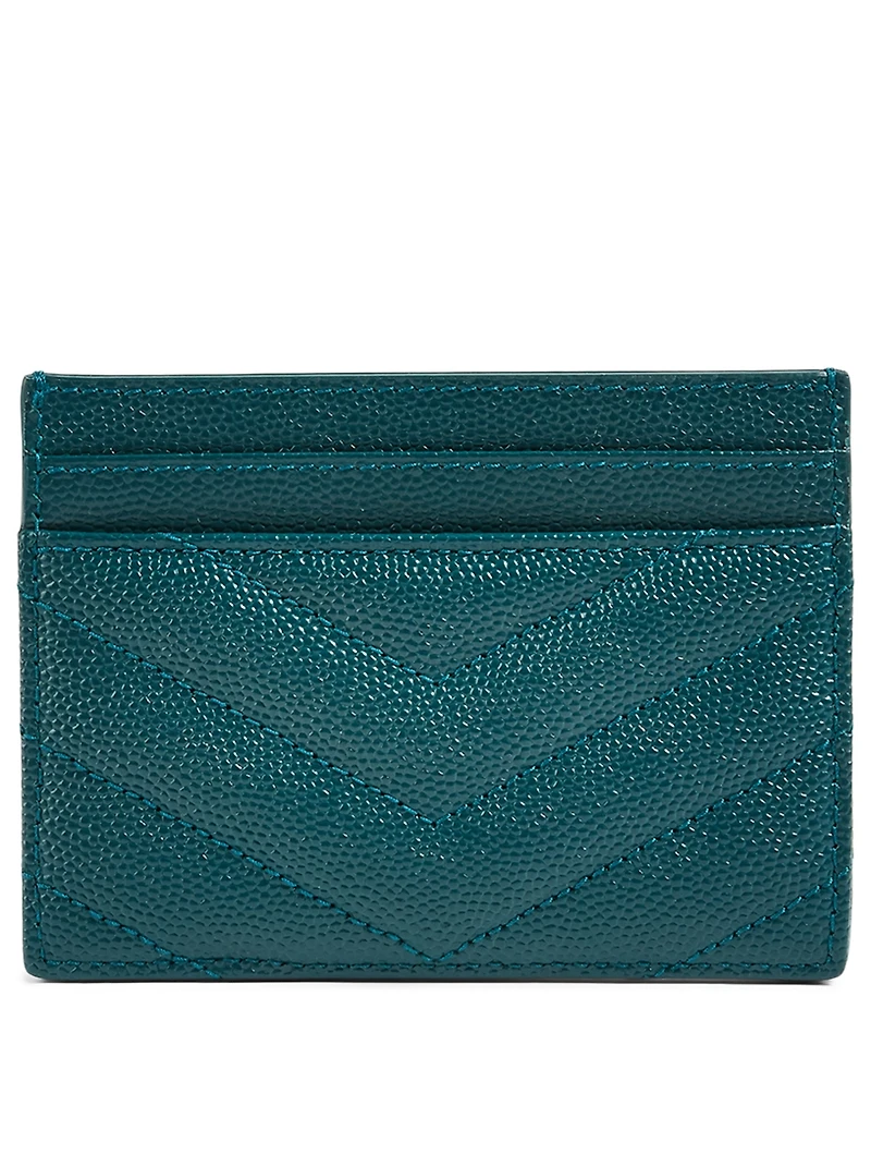 YSL Monogram Leather Card Holder