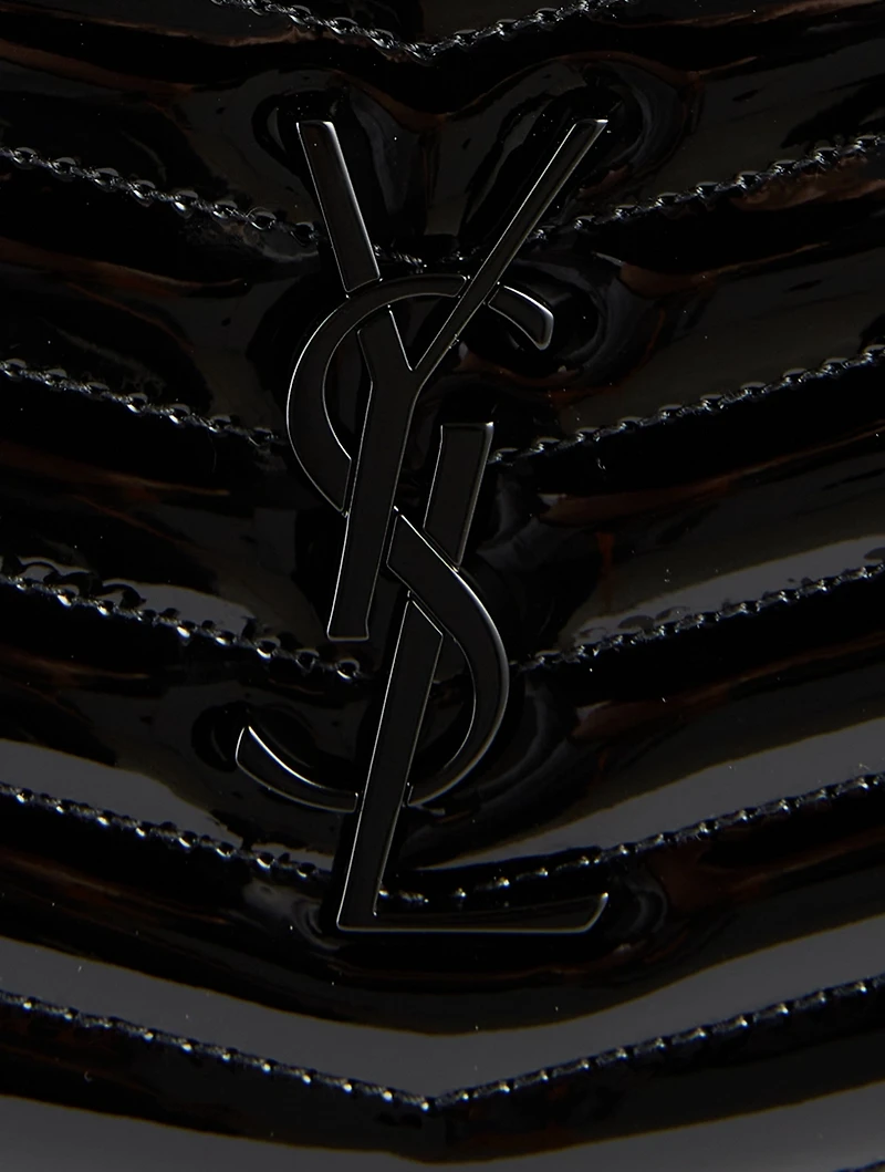Mini Lou YSL Monogram Patent Leather Bag