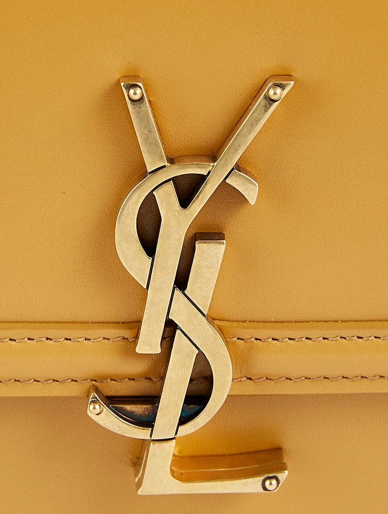 Medium Solferino YSL Monogram Leather Bag