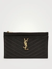 YSL Monogram Leather Pouch