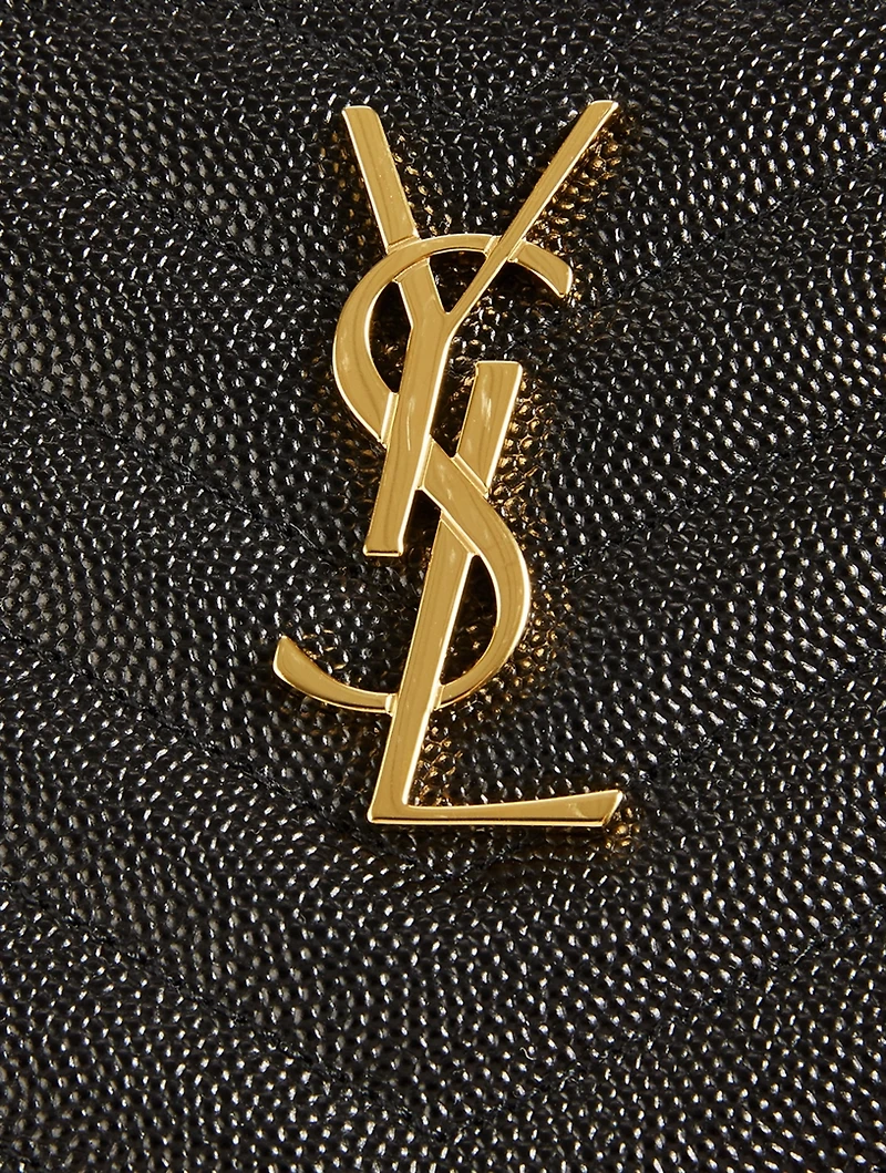 YSL Monogram Leather Pouch