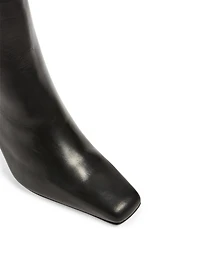 Barletta Leather Heeled Ankle Boots