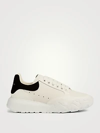 Oversized Leather Court Sneakers