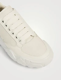 Oversized Leather Court Sneakers