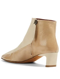 Margherita Leather Heeled Ankle Boots