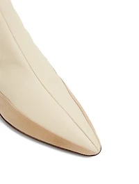 Margherita Leather Heeled Ankle Boots