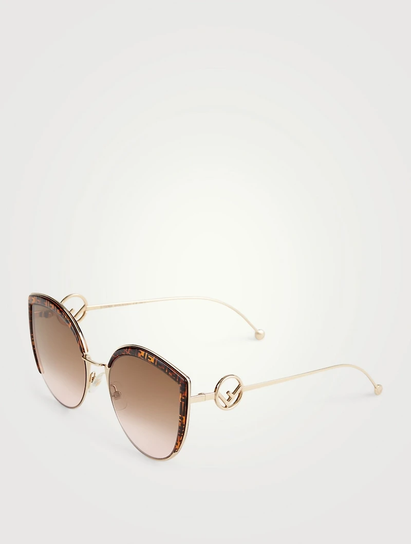 F Is Fendi Cat Eye Sunglasses