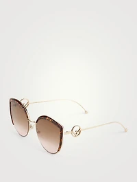 F Is Fendi Cat Eye Sunglasses