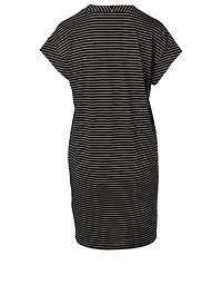 Le V Cotton Mini Dress Striped Print