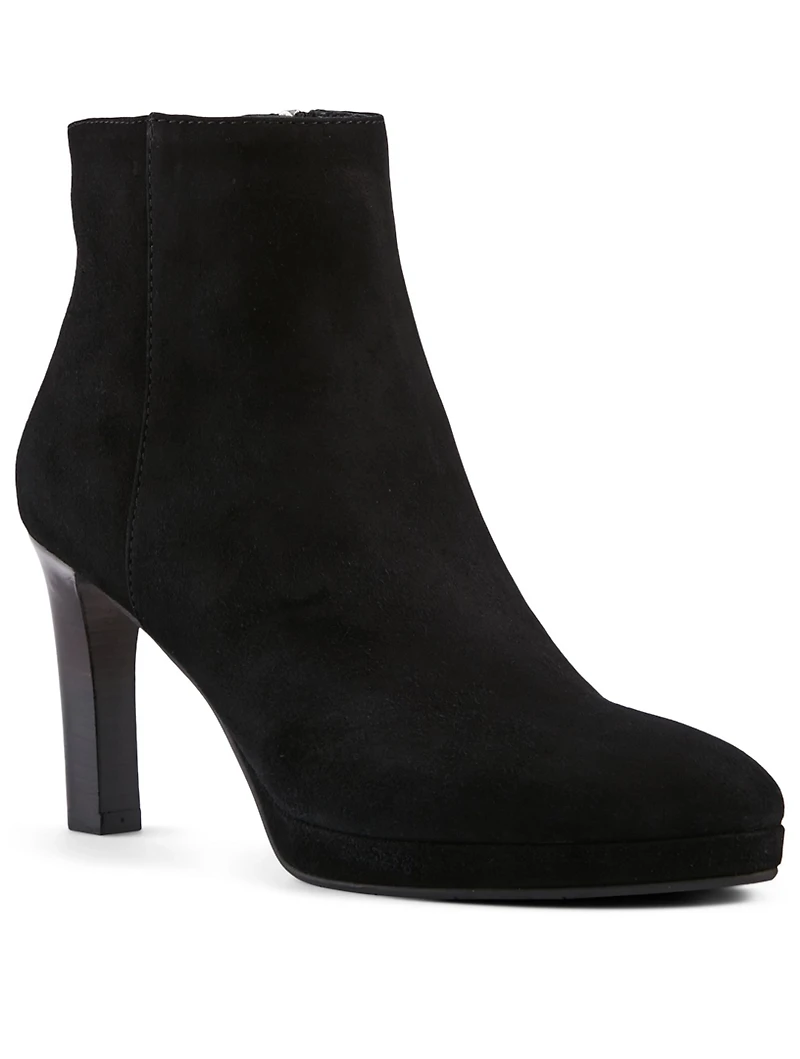 Roxana Suede Platform Ankle Boots