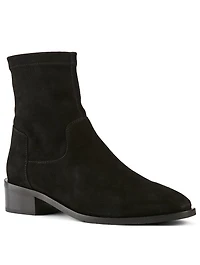 Fallan Suede Heeled Ankle Boots
