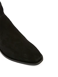 Fallan Suede Heeled Ankle Boots