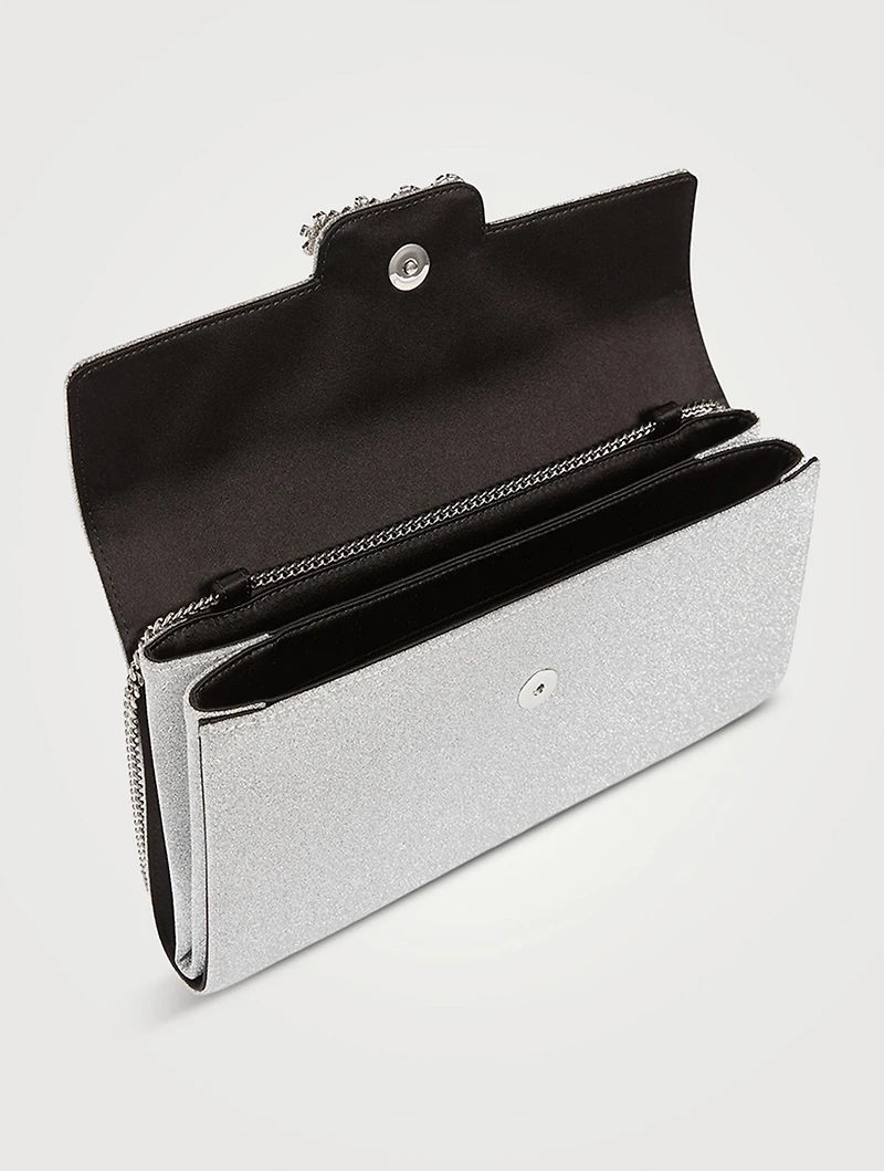 Flower Strass Glitter Clutch