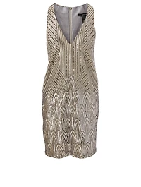 Sequin Sleeveless Mini Dress