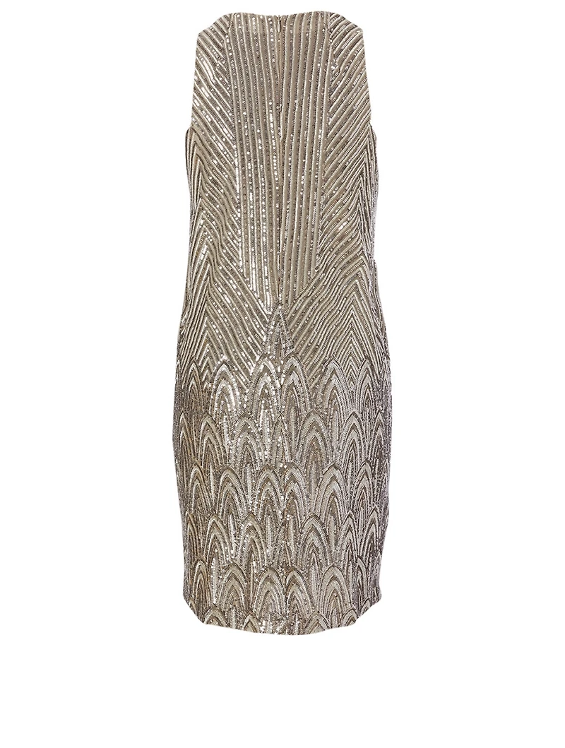Sequin Sleeveless Mini Dress